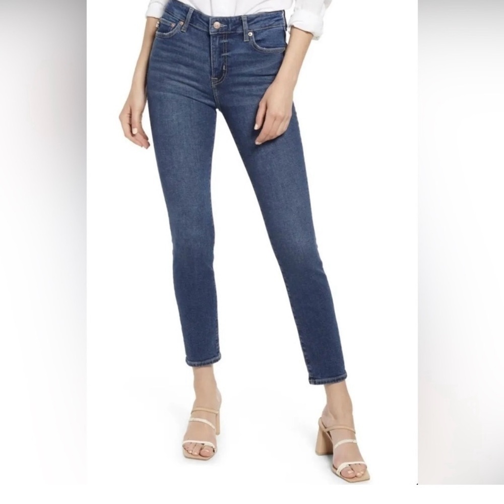 Lovers + Friends Dark Blue Skinny Jeans - Picture 2 of 9